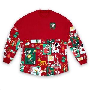 Disney Disneyland Resort Red Character Christmas Spirit Jersey 2020, Size XL